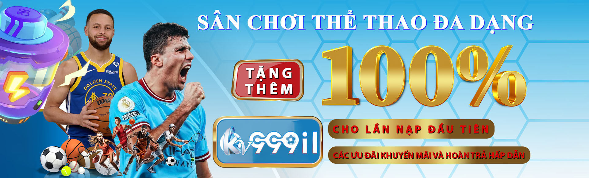 chơi thể thao tặng 100%